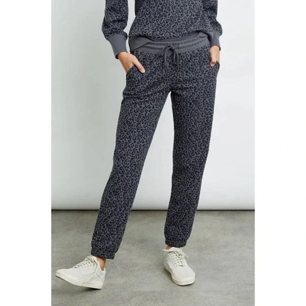 RAILS Sweatpants Kingston Animal Print Joggers L